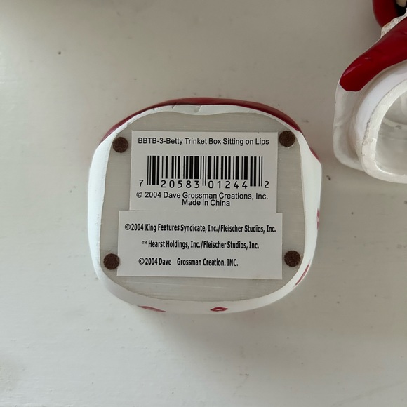 Jewelry box Betty Boop Rare porcelain - Picture 9 of 9